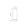 Arandela Wall Max 2 Fachos Abertos 15W Stella