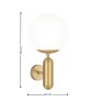 Arandela Capsule - Dimensões - Decor Lumen
