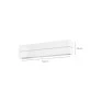 Arandela Em Acrilico Friso Branco 2XE27 - FG 3200-2