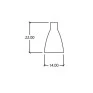 Pendente Botella 1xE27 22xØ14cm - Smalti Ambientes 