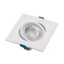 Spot Embutido Quadrado Led 7W Branco Frio Dowlight - Detalhe