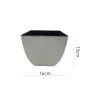 Cachepot Branco Acrílico