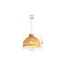 Pendente Jacarta Bambu E27 Ø40cm- GMH