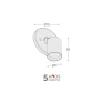 Spot Pergo Mini com Canopla decor lumen dim