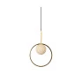 Pendente esfera e argola