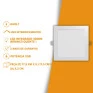 Painel LED Embutir 12W 3000K 17,5cm - 7013363 LEDVANCE OSRAM- PADRÃO DETALHES- DECOR LUMEN 