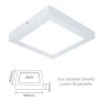 Painel LED Sobrepor Branca 18W 3000K 22cm - Evoled 4633
