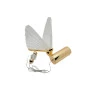 Pendente Borboleta Dourado Alumínio LED Integrado 6W 3000K