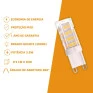 Lâmpada LED Halopin G9 - 3,5W 3000k ( Branco Quente ) - Opus- Padrão Caracteristica- Decor Lumen 