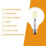 Lâmpada LED Balloon Filamento G95 4,5W Ambar- Brilia-Especificações técnicas- Decor Lumen 
