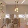 Pendente Metal e Vidro Bronze/Branco 1xE27 Linha Cuíca - Bella HL008S - Ambientação - Decor Lumen