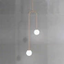 Pendente Globo Branco Duplo