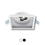 Spot Branco de Embutir Recuado AR70