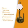 Arandela Dourado e Branco Candy Info - Decor Lumen
