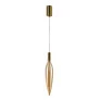 Pendente Lanza Fumê e Dourado 7,8x44cm 4,3W 3000K - Studioluce