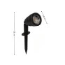 Espeto em ABS 33cm Preto 3000K IP65 5w - Evoled LE-8749 - Dimensões Decor Lumen