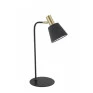 Luminária de Mesa Metal e Tecido Dourada/Preta 1xE14 Bivolt - Bella ME002 - Capa - Decor Lumen