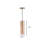 Pendente Spire Dourado e Champanhe 1XE27- Quality QPD1348CH