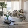 Mesa de centro Drie Preto Fosco em Aço- Artefama/moora -Padrão Ambientação Site -Decor Lumen 