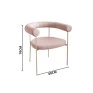 Cadeira Curva Taupe 70cm- Linee Movéis-Padrão medidas site-Decor LUmen