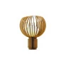 Abajur Pérola Ripado com Vidro - Decor Lumen
