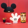 Luminária Pendente Orelha Mickey Preto 1xE27 - conj