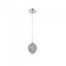 Pendente Pinha Cromado 1xG9 Ø15cm- +Luz Iluminação PE-030/1.15CL-Padrão capa Site-Decor Lumen 