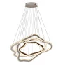 Pendente Aliança Orgânico Slim Metal e Cristais 3000K 95W - DNA Lustres - ALORG-100-3-SL - Capa -decor Lumen