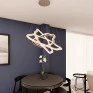Pendente Aliança Orgânico Slim Metal e Cristais 3000K 95W - DNA Lustres - ALORG-100-3-SL - Ambientação - Decor Lumen