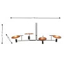 Pendente DOT 4GU10 - Dimensões- Decor Lumen