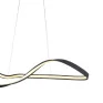Pendente Flow Preto LED 30W detalhe - Decor Lumen