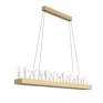 Pendente Horizon Kaleo Alumínio e Cristal de Rocha Dourado Linha Felsen 25W 3000K - DNA Lustres - Capa - Decor Lumen