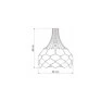 Pendente Pinha Madeira - Decor Lumen
