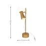 Abajur Pion - Dimensões - Decor Lumen