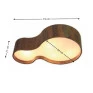 Plafon Freijó Semi Cilíndrico - Dimensões - Decor Lumen