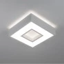 Plafon Metal e Acrílico New Chess Quadrado LED 3000K 26,5cm - New Line 510BT