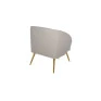 Poltrona Wind Pé Palito Castanho 85cm- Combinare 10254-Detalhes-Decor Lumen 
