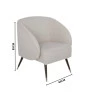 Poltrona Wind Pé Palito Castanho 85cm- Combinare 10254-Padrão medidas_decor Lumen 