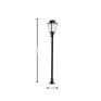 Poste de Aço Colonial Preto 1xE27 176cm- Ideal - Características - Decor Lumen