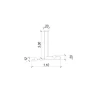 Pendente Candy Dourado Led Dim. - Decor Lumen
