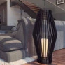 Luminária de Piso Palmeira com Vidro Attimo 