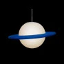 Pendente Saturno Azul e Branco 1xE27 - fundo