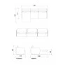 Sofa - Dimensões - Decor Lumen