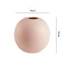 Cachepot de Cimento Médio Rosa DIM - Decor Lumen