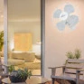 Ventilador de Parede Delta Premiun em Aço Branco 4 hélices- Venti Delta -Padrão Ambientação-Decor Lumen 