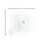 Ventilador de Parede Delta Premiun em Plástico Branco 4 hélices-Padrão Medidas Site-Decor Lumen 