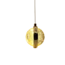 Pendente Dourado Bola de Cristal Ø10cm 7W 3200K