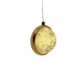 Pendente Dourado Bola de Cristal Ø10cm 7W 3200K