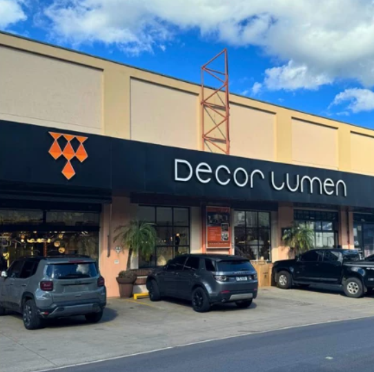 Fachada da loja Decor Lumen